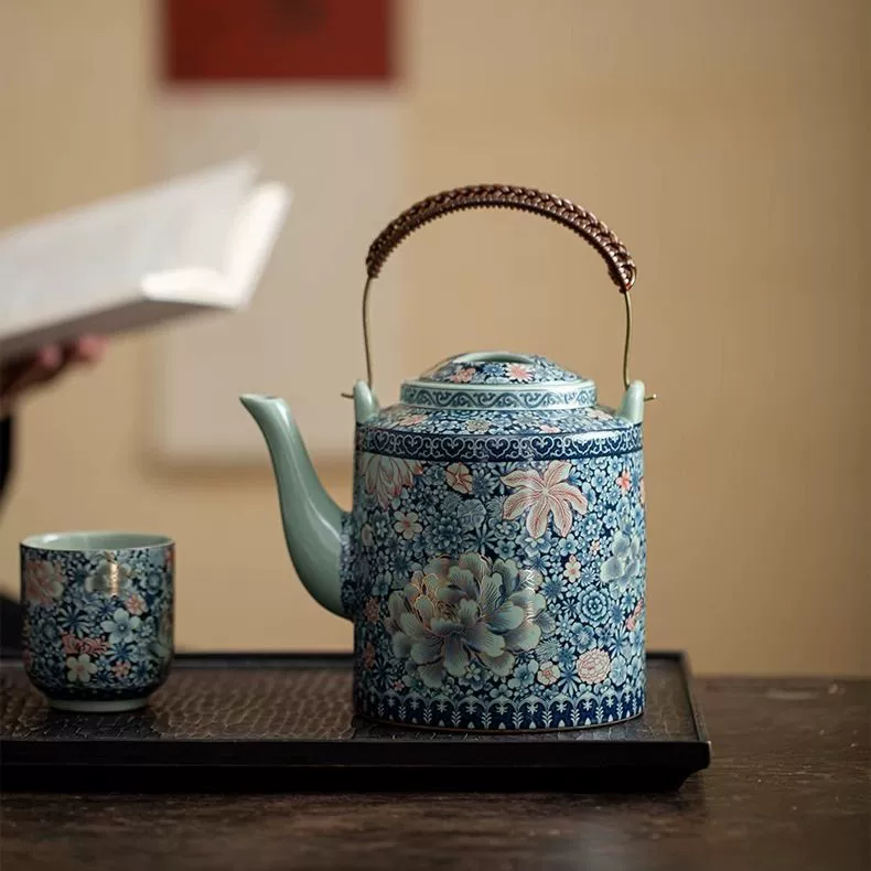 Емкий чайник, китайская чашка для дома, набор чая