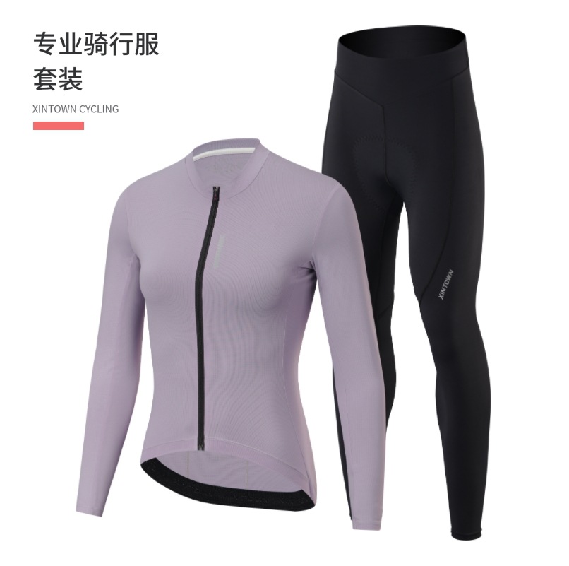 Terno longo roxo feminino / S