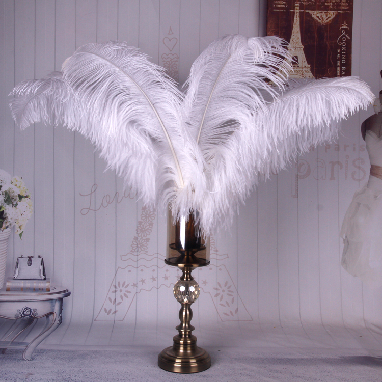 Plumas de avestruz bodas blancas de avestruz guía de plumas accesorios de fotos adornos rojo rosado en línea grandes plumas decoración
