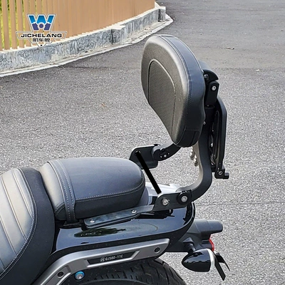 tail wing multifunctional folding backrest, Motorcycle tail - flash-500s-multifunctional-backrest-black