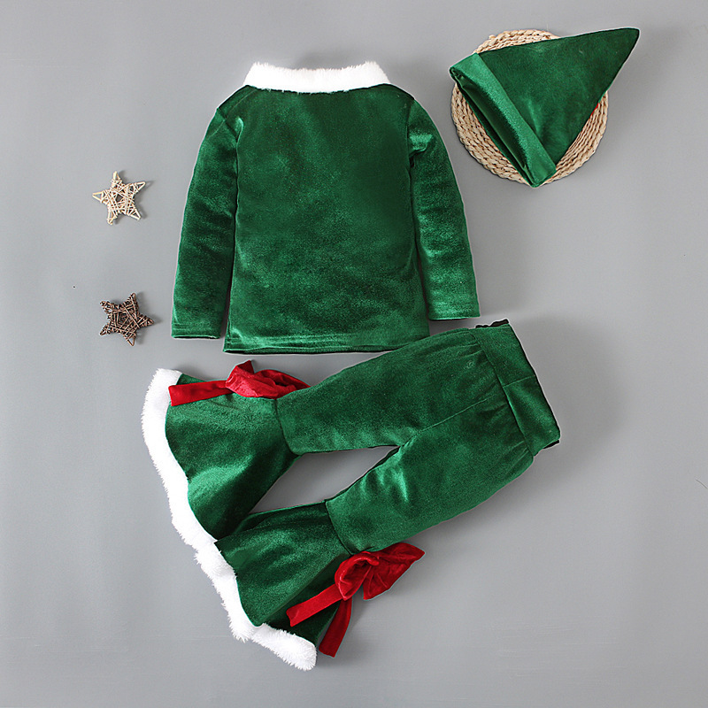 Christmas Fashion Color Block Bow Knot Festival Costume Props display picture 6