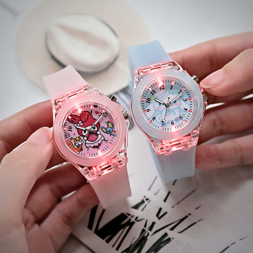 New luminous student and children's watch cute cartoon animal led watch cross-border supply watch wholesale