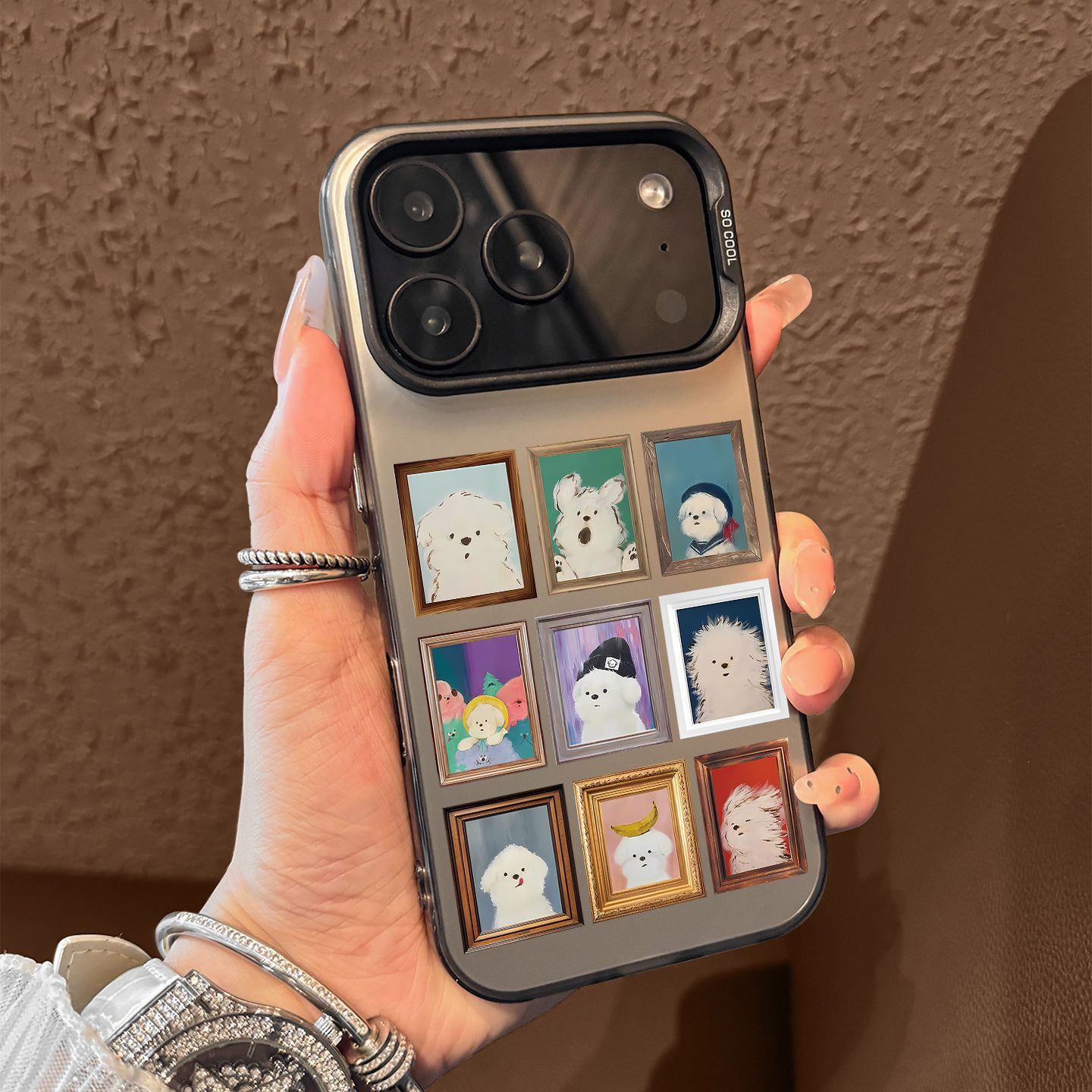 Scratchy Puppy Suitable for Apple 17 Mobile Phone Case Iphone17Pro New Cartoon Air Protective Cover 17Promax