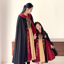 厂家儿童哈利波特魔法袍斗篷万圣节巫师袍学院长袍制服套装亲子装