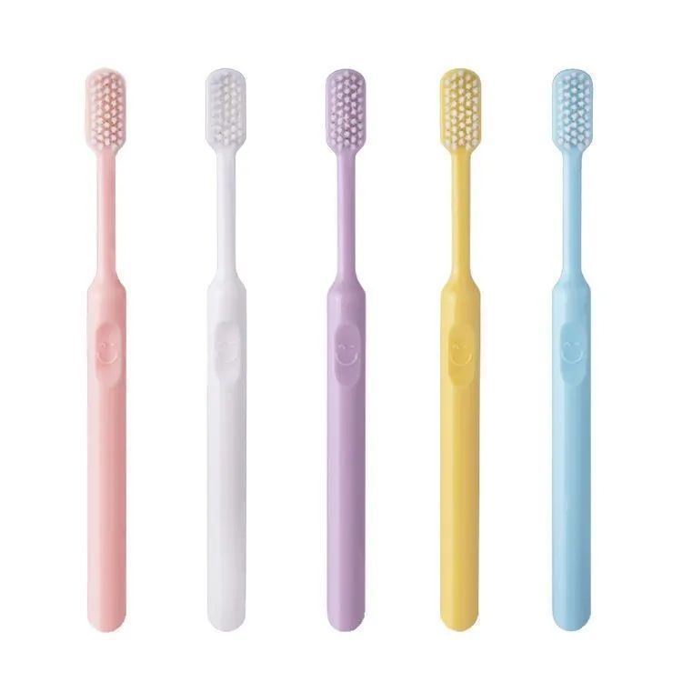 Cepillo de dientes de alta calidad cepillo de dientes capilar suave para adultos cepillo de dientes doméstico de alta densidad para hombres y mujeres