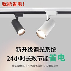高顕婦人服店無極調光軌道スポットライト30ワットled商店レール式明装軌道灯
