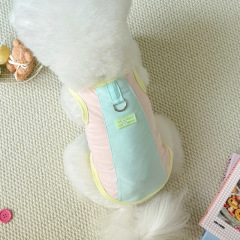 ペットの春と夏の服の薄いタイプの氷の糸の通気性の冷たい服の大きい小型の犬は熊のテディの猫の日よけのベストに比べます。