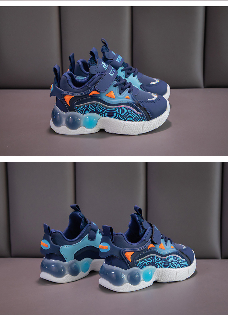 Jongen Meedercher Lieder modesch villfälteg Casual Sports Klettverschluss-Stil Basketball Kannerschong, Fréijoer an Hierscht_voghion.com