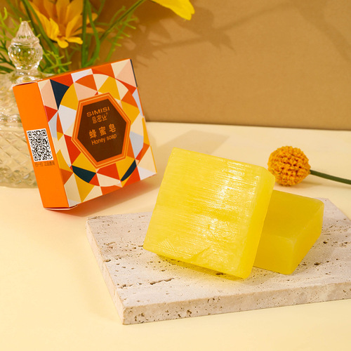 【思密丝】蜂蜜皂 蜂蜜蜂胶精油皂 手工制皂 清洁滋润 80G