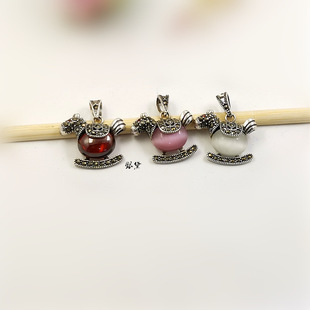 S925���y̩С�Rľ�R���� �R��ِ ʯ��t��� �����DIY�y����