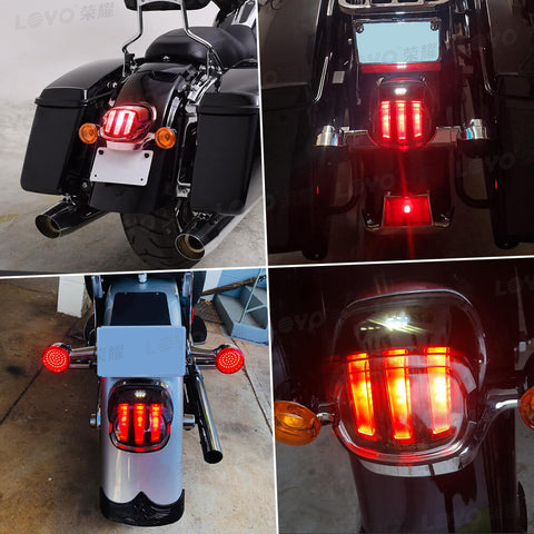 Cross border hot sale suitable for Harley Motorcycle LED tail light motorcycle signal light eagle claw tail light