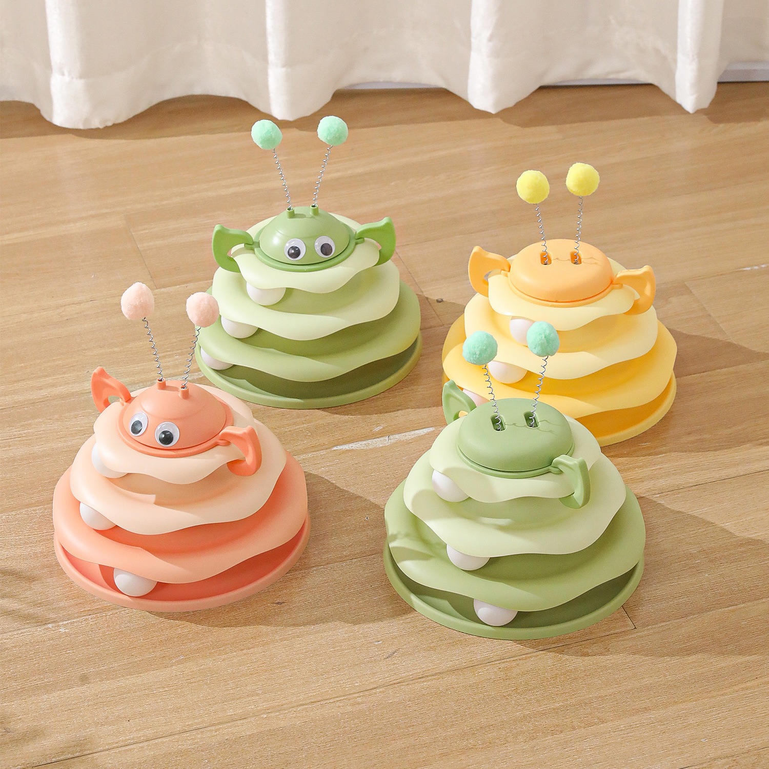 Bee cerdo plato de juego juguete para gatos auto-hi alivio de la aburrimiento artefacto plato de juego para gatos artículos de mascotas al por mayor