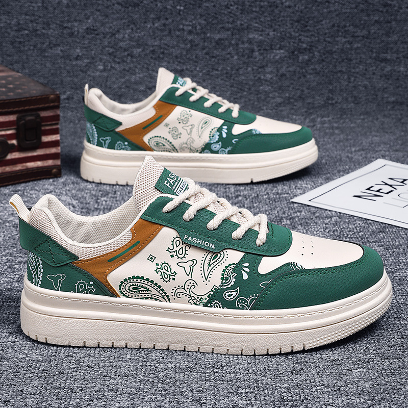 Men's Shoes Summer 2024 New Casual Board Shoes College Style Ins Trendy Shoes Trendy All-match Sports Shoes for Teenagers