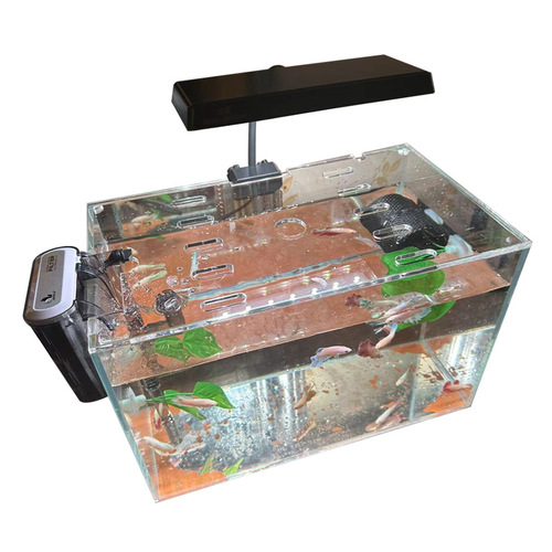 Acrylic Lid for Thai Betta Fish Tank, Ultra White Fish Tank Cover, Rotating Square Fish Tank Lid