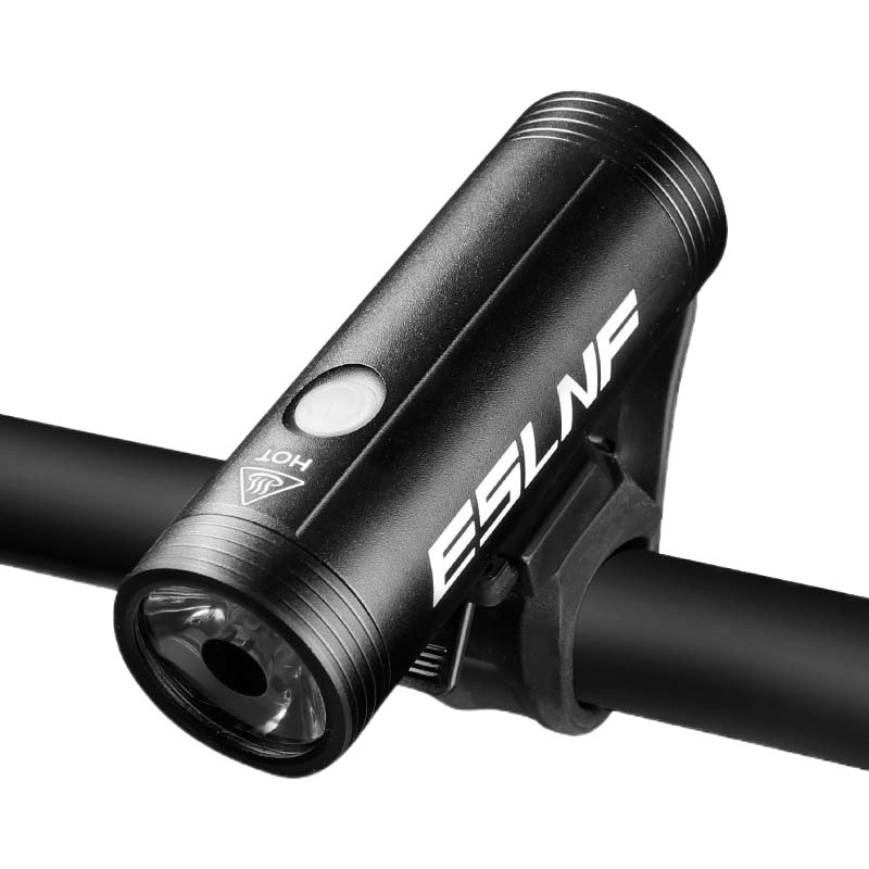 Luz de la bicicleta luz de conducción nocturna USB recargable aleación de aluminio fuerte luz faro de la bicicleta equipo de equitación accesorios de luz de bicicleta de montaña