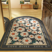 美式復古家用玄關大門口防滑地墊絲圈進門墊耐臟入戶門可裁剪腳墊