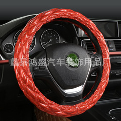 凹凸のある多色の自動車のハンドルカバーの明るい面の刺繍線の自動車のハンドルカバーの大型トラックはトラックのハンドルカバーの大型車を作ることができます。