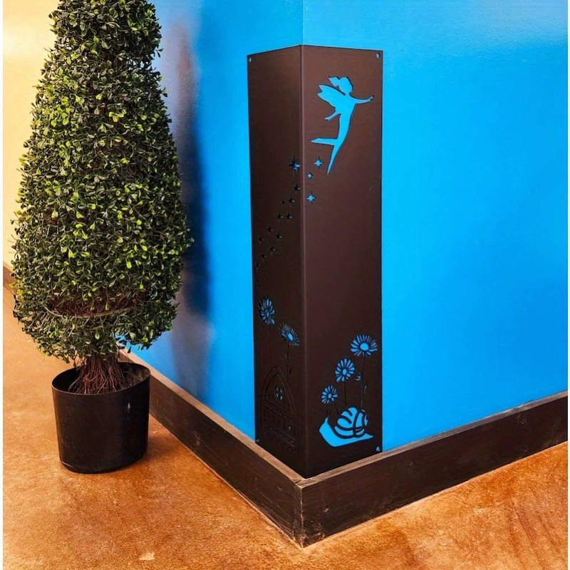 Трансграничная внутренняя настенная угловая защита от столкновений под прямым углом, сказочная настенная защита, простой железный полый угловой протектор в европейском стиле, простой железный полый угловой протектор