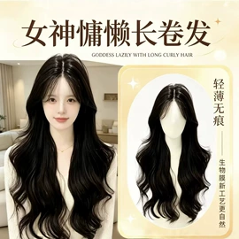 假发长卷发;长直发假发;男士假发