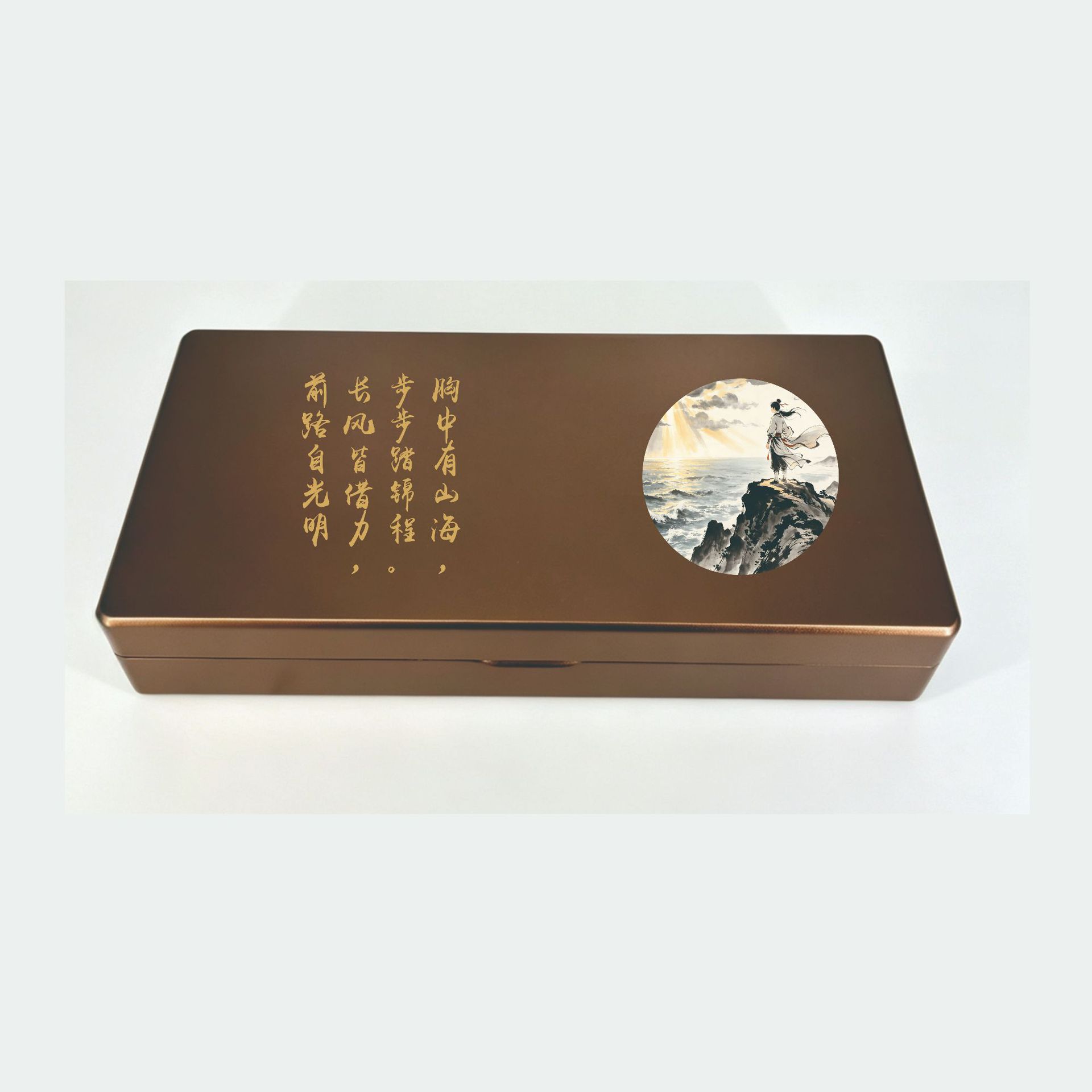 Massivholz-Schmuckschatulle Walnussholz hochwertiges feines Design Goldschmuck Schmuckaufbewahrung kleine Schmuckbox Geburtstagsgeschenk für Damen