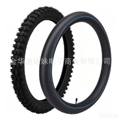Off-road motorcycle tire and inner tube kit 80/100-19 tire 3.00-19 inner tube (Motorcycle wheel hub)
