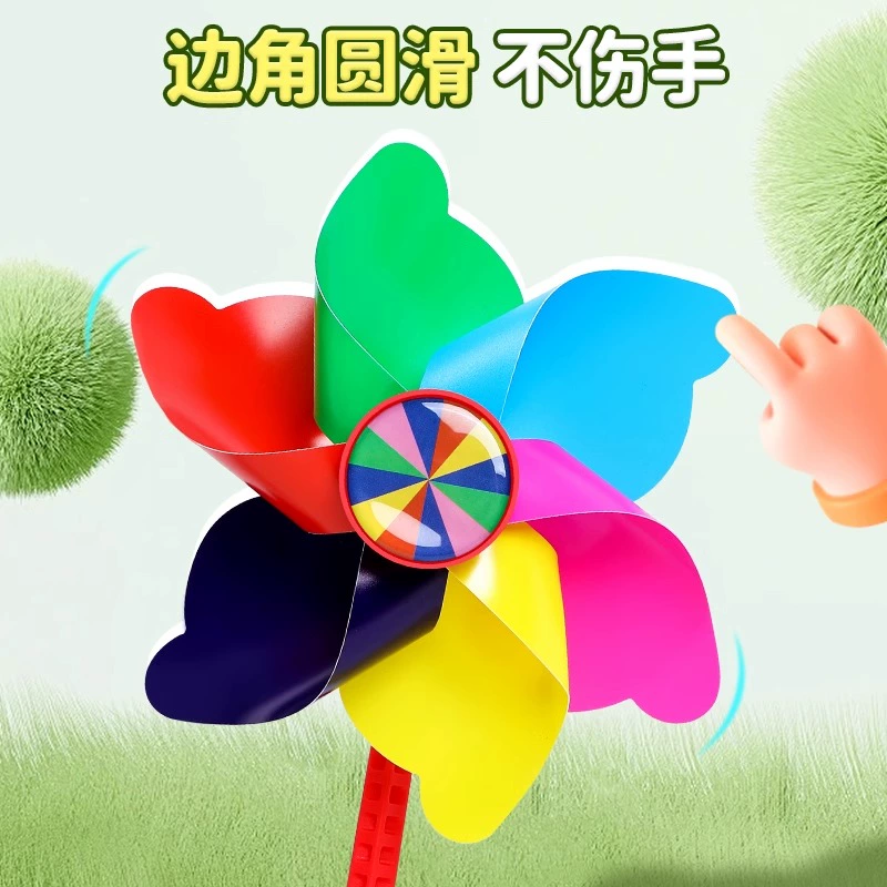 Colorful rotating windmill toy, scooter, bike, stroller, travel pendant