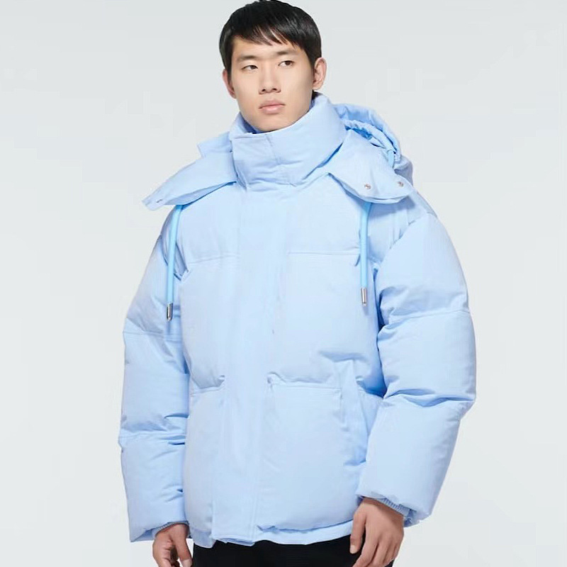 Oversize French designer niche capsule puff high fluffy down jacket for men and women, high-end jacket for couples