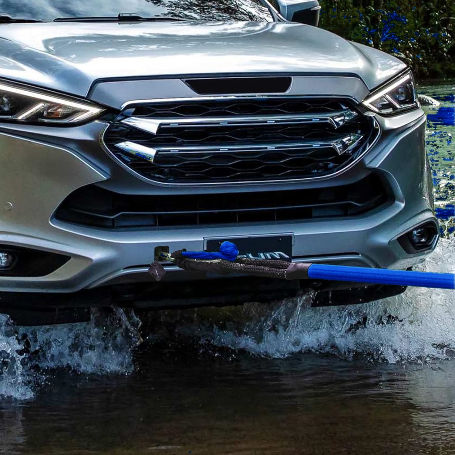 拖车绳工厂货源   户外越野汽车救援25mm*9m