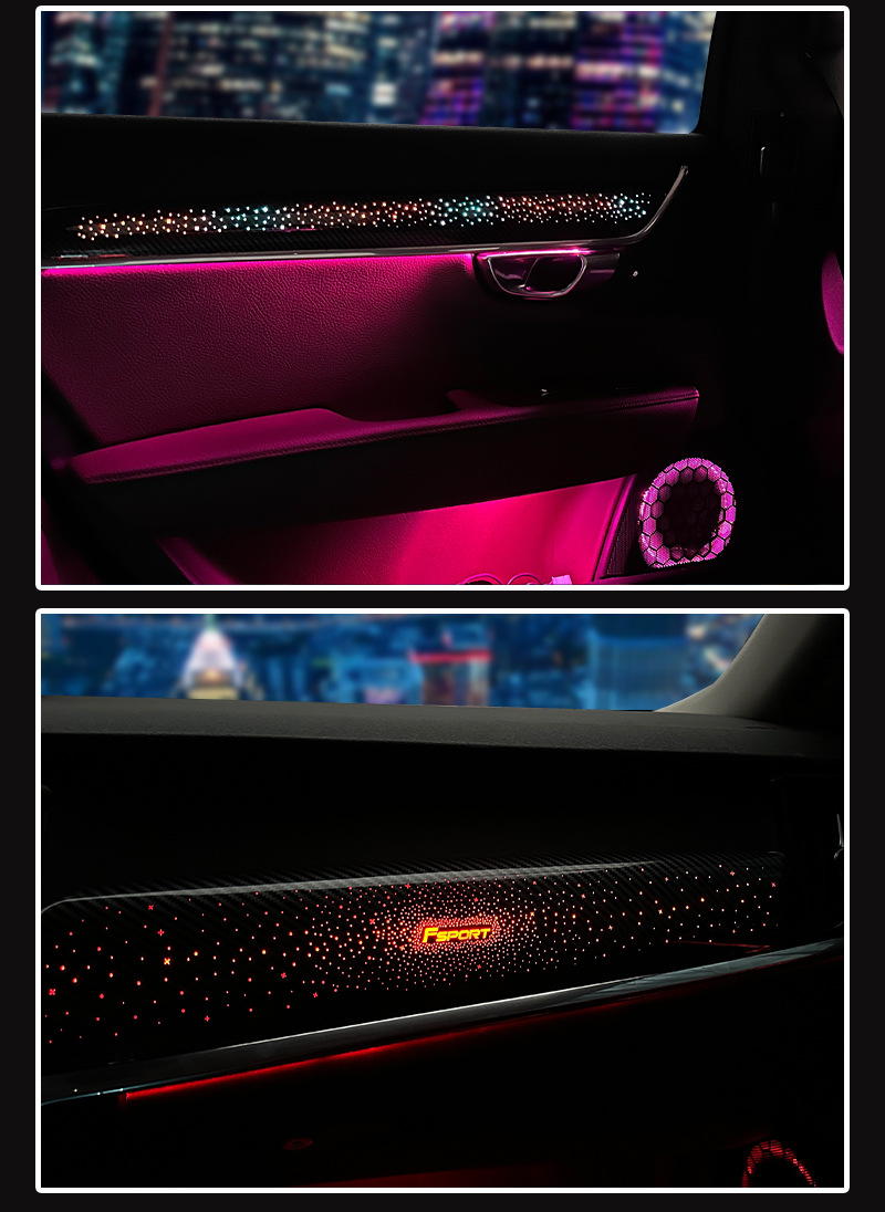 Suitable for Volvo XC90S90XC60S60 Volvo dedicated atmosphere lamp modified Volvo atmosphere lamp