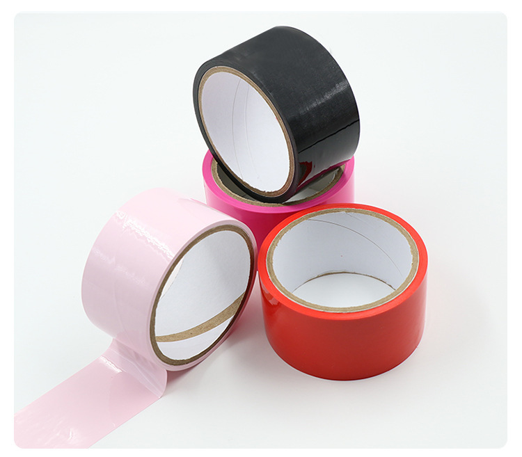 Electrostatic Bondage Tape for Couples, Red, 10 m x 5 cm, Glue-Free PP Restraint Tape — detail image 25