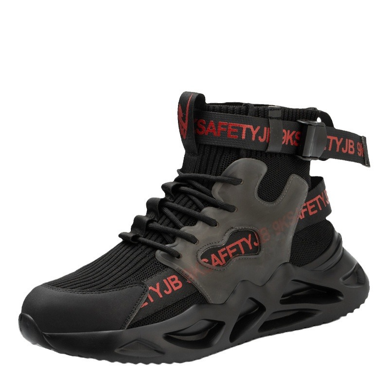 Zapatos de protección laboral personalizados nuevos zapatos de protección de seguridad de malla transpirable de alta resistencia a la perforación