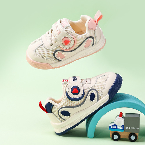 Baby Activity Shoes 2024 New Women's Baby Learning Shoes, Children's Sports Shoes, Soft Sole Baby Shoes for Infants