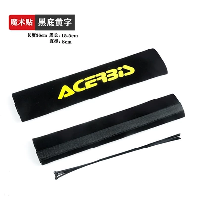 T8 universal front shock absorber – Motorcycle Safety Supplies - yellow-on-black-magic-sticky