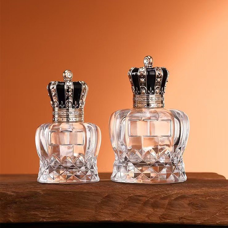 供应透明玻璃香水分装瓶50ml小样玻璃喷雾瓶100ml大容量香水瓶