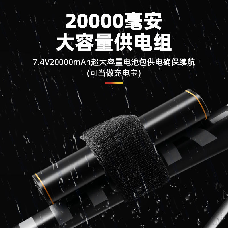 YUUISD Amazon nueva bicicleta eléctrica luz de carga USB Super brillante impermeable scooter Riding faro