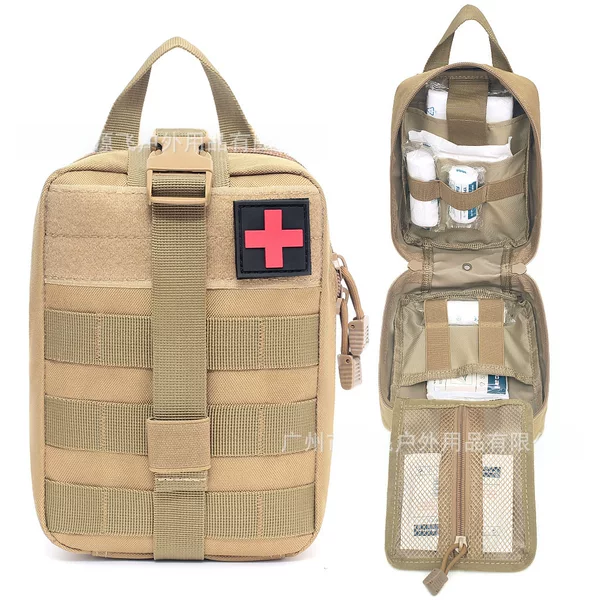 Tactical Medical Bag Accessory Bag Accessory Bag Tactical Waist Bag Camouflage Multifunctional Bag Outdoor Mountaineering Survival Bag