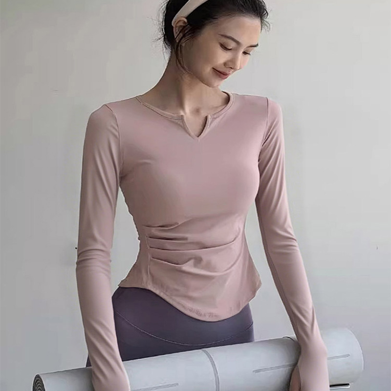 Yoga Clothes for Women 2025 Spring & Fall New Long-Sleeved Running Professional Sports Fitness Tops High-End Bodysuit Suit