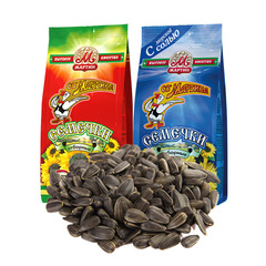 Russian imported sunflower seed snacks, original/salt flavor, crispy and delicious, 100g