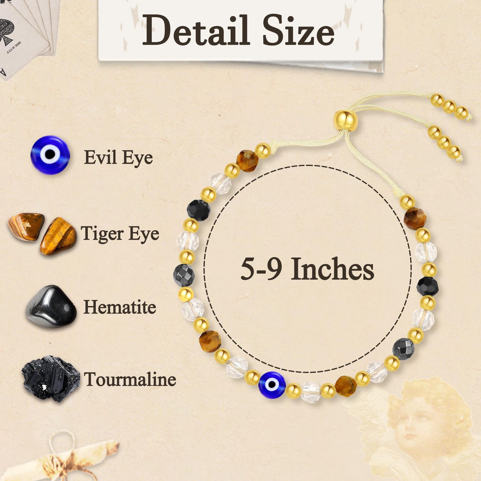 Lucky Evil Eye Red String Bracelet Protection Jewelry Adjustable_voghion.com