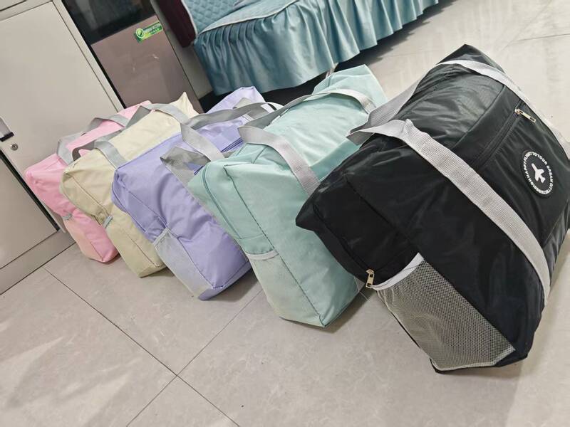 加厚圆标飞机包大容量手提旅行包可折叠学生棉被包行李包待产包|undefined