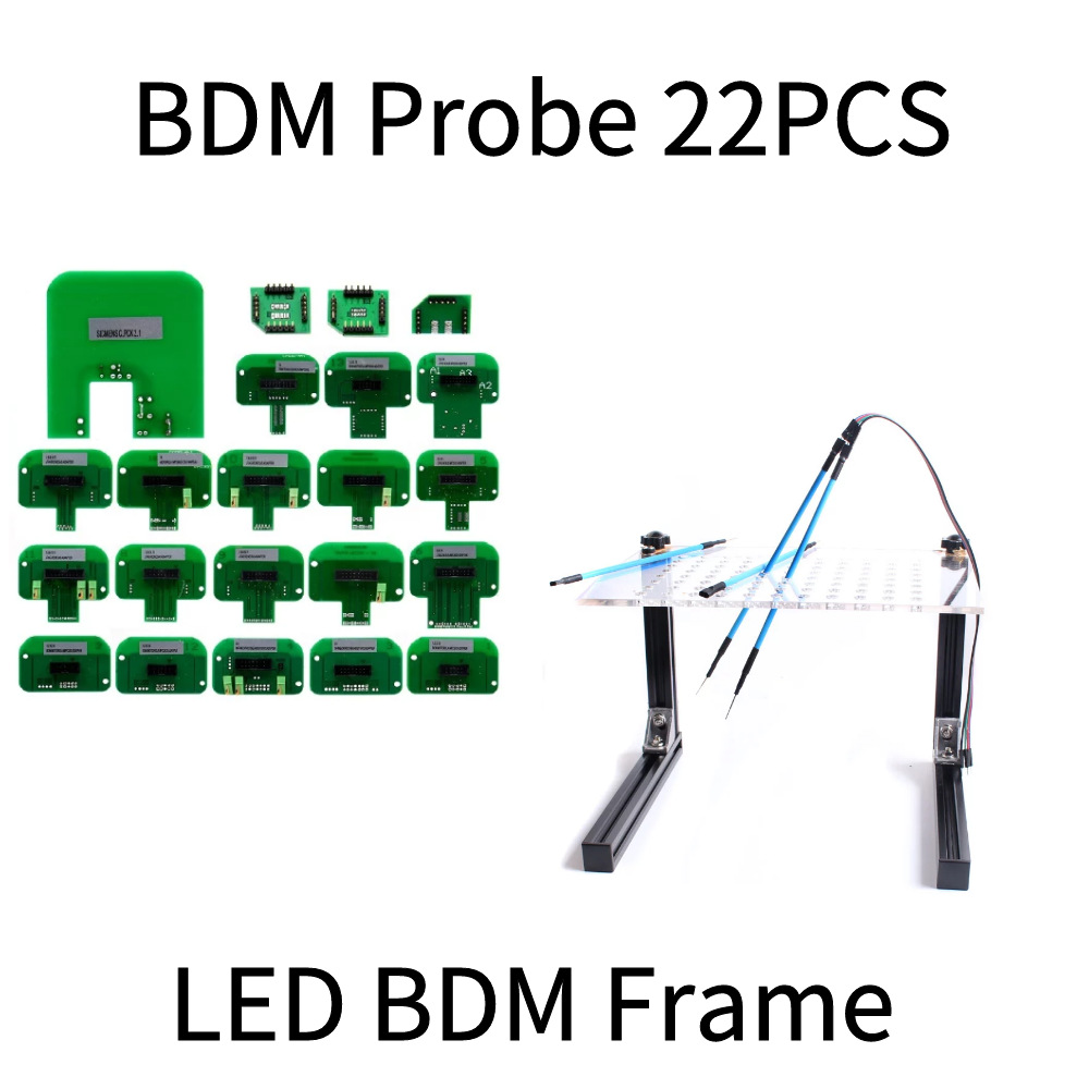 BDM Probe 22PCS+LED BDM Frame