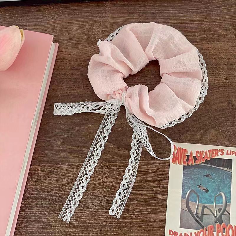 79＃粉色织带蝴蝶结飘带