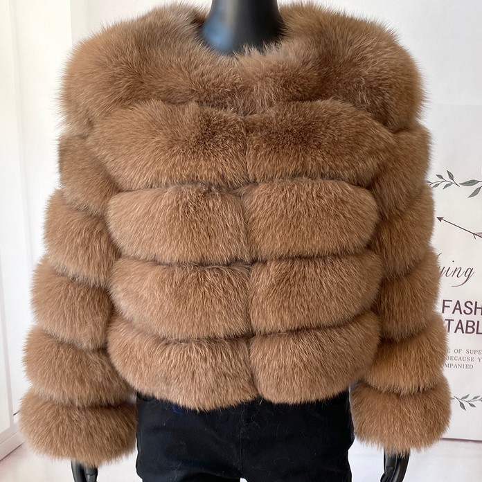 Women's Casual Solid Color Hidden Buckle Coat Faux Fur Coat display picture 5