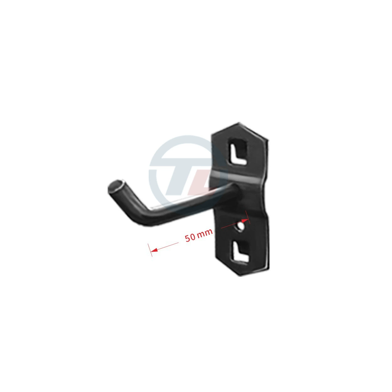 Полка для инструментов Black square hole plate hook tool rack accessories rack hardware square hole plate