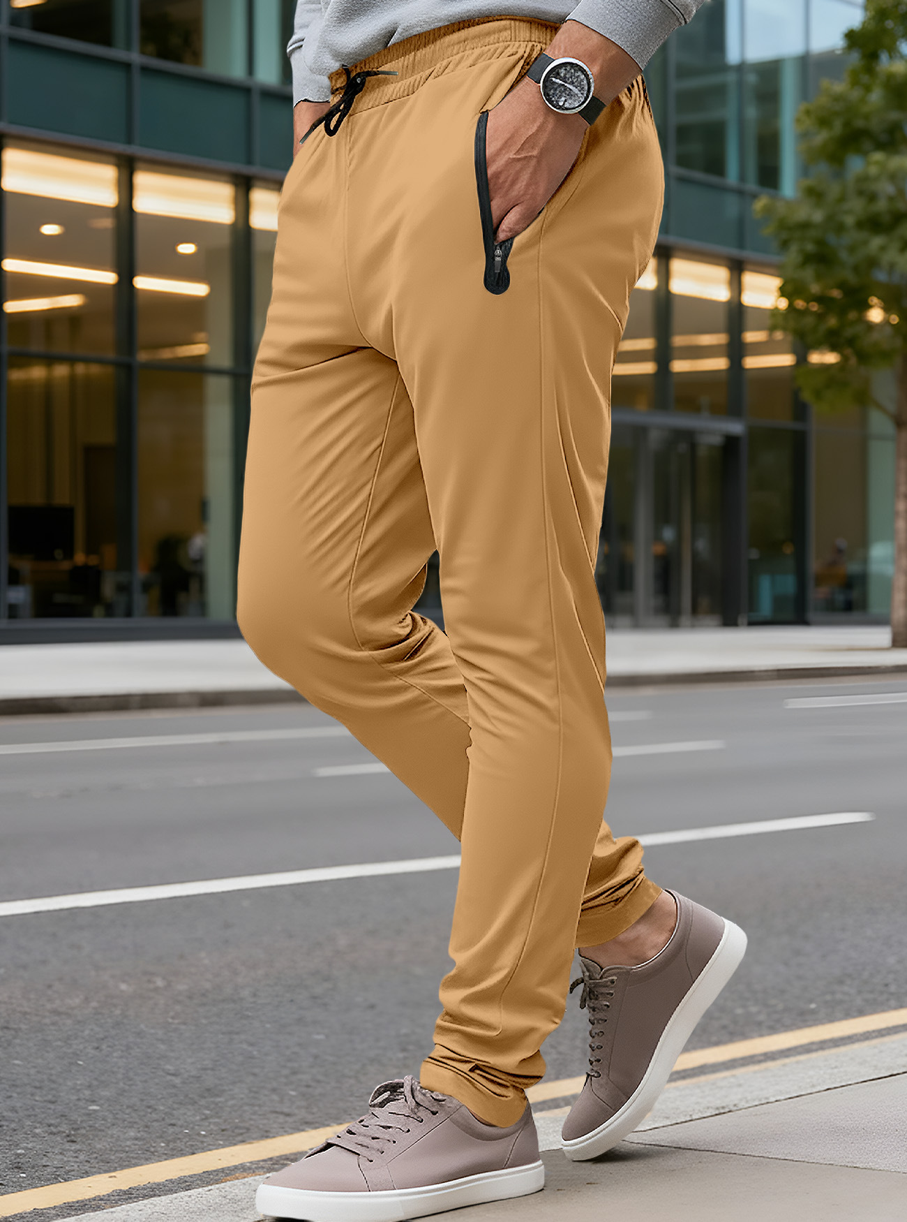 Herren Freizeithose Für Sport, Bequeme Jogginghose Aus Funktionsstoff_voghion.com