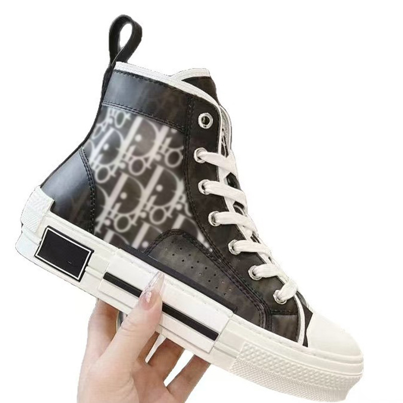 Zapatos de hombre D2026 zapatos de lona transpirables de alto impacto impresos letras de mujer zapatos de skate de suela gruesa zapatos de skate casuales