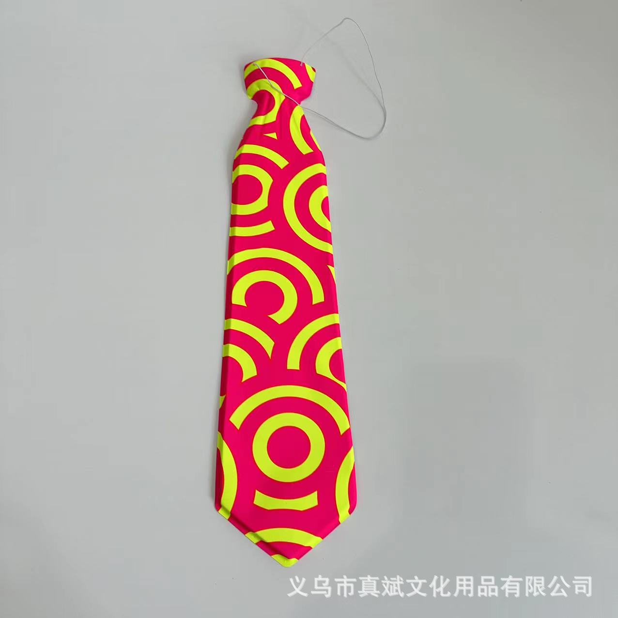 43CM corbata de plástico de PVC de Halloween corbata de moda accesorios de vestir corbata fiesta directa fábrica de materiales ecológicos