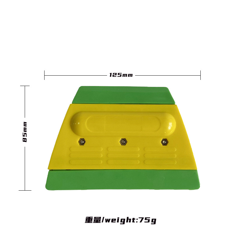 Herramientas para la aplicación de película para autos Qili en stock, raspador trapezoidal de doble color para instalación de película de cambio de color, apto para todos los modelos de autos.