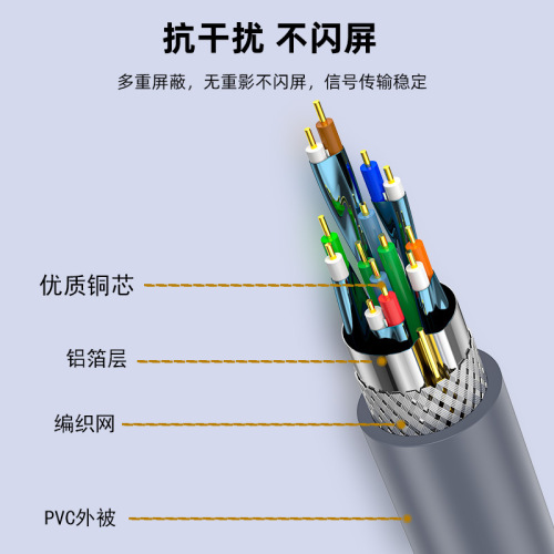 Jinghua supplies HDMI cable engineering cable, computer TV splicing screen display cable, 4K high-definition cable