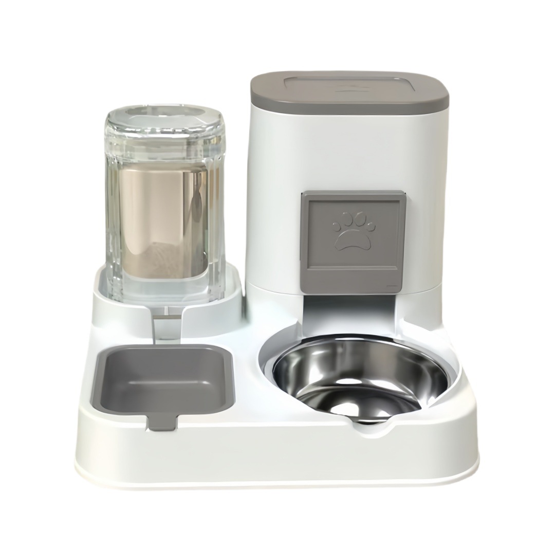 Cat bowl, dog bowl, cat food bowl, cat food automatic feeder, drinking water integrated cat bowl, pet supplies, drinking water double bowl 5